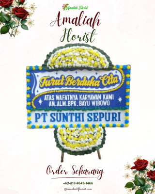 Papan Bunga Duka di Tenggarong Seberang