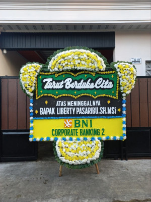 Papan Bunga Duka di Tenggarong Seberang