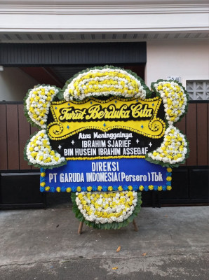 Papan Bunga Duka di Tenggarong Seberang