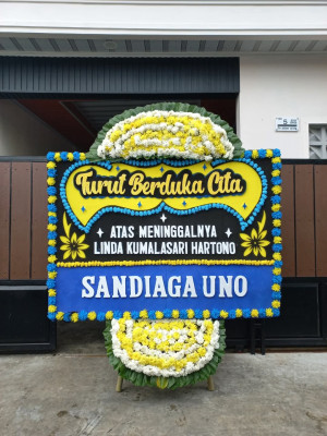Papan Bunga Duka di Tenggarong Seberang