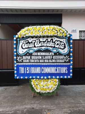 Papan Bunga Duka di Tenggarong Seberang